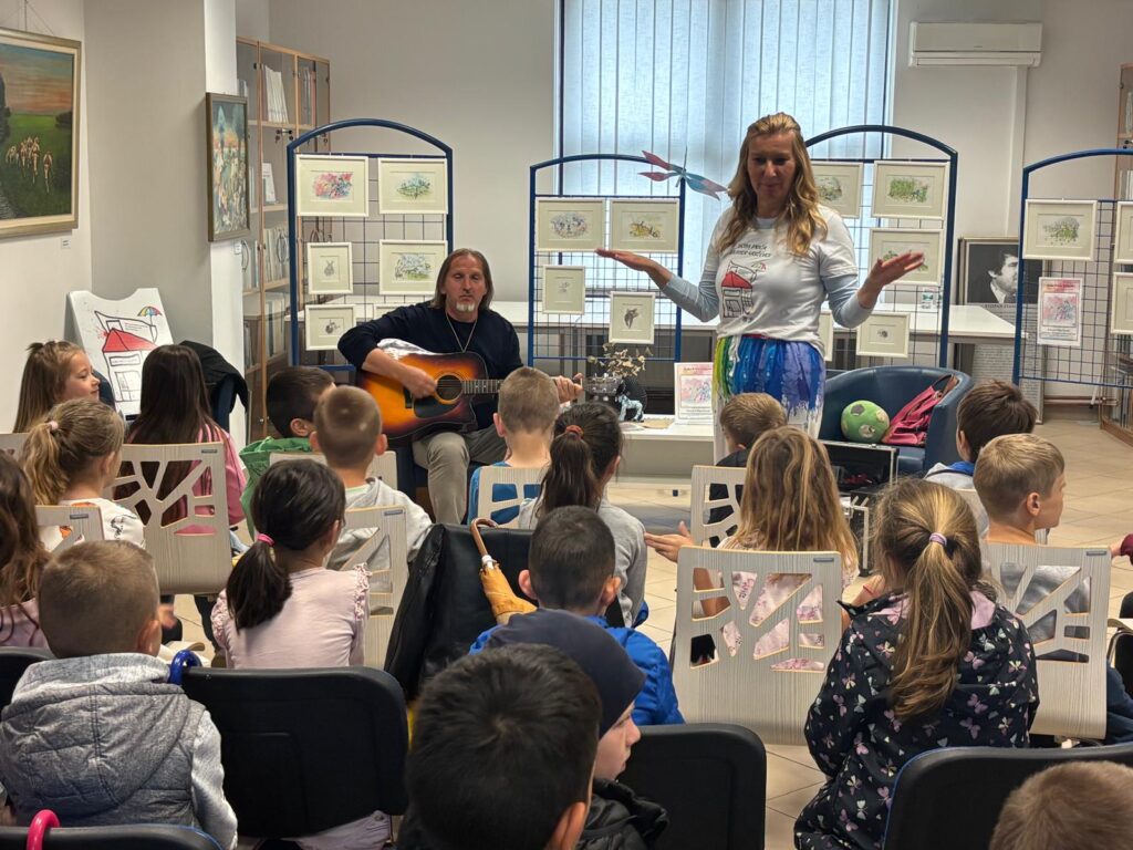 Posjet knjižnici – susret s pjesnikom Pjerom