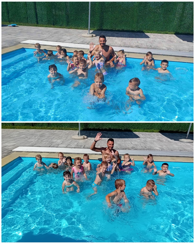 TOČKICE I ŽIRAFICE NA BAZENU