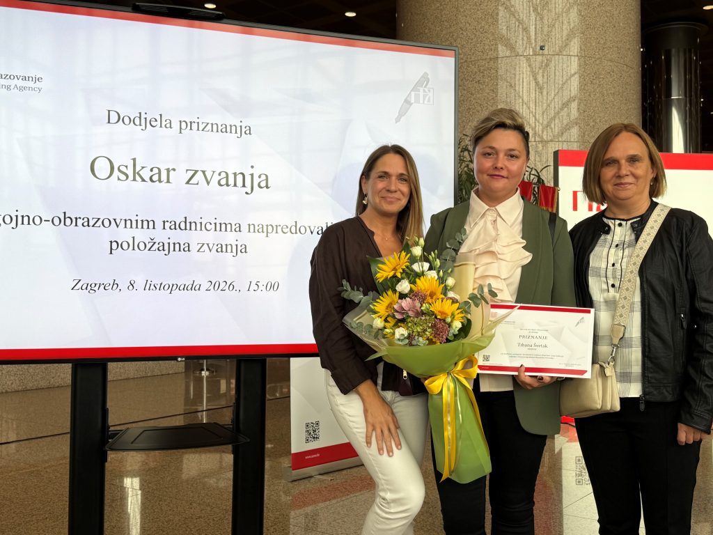 OSKAR ZVANJA – priznanje stručnosti, predanosti i izvrsnosti!